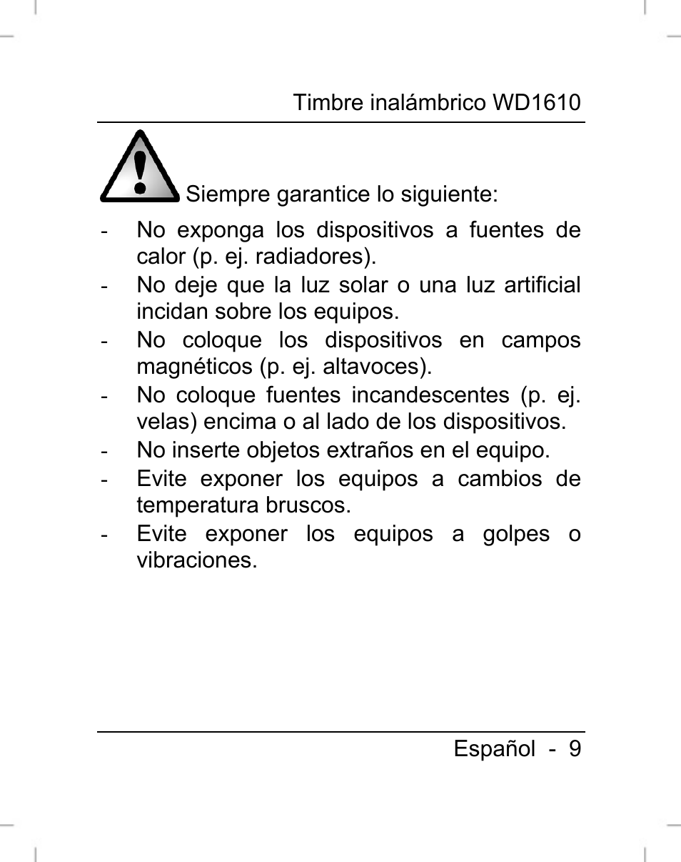 Silvercrest WD1610 User Manual | Page 10 / 122