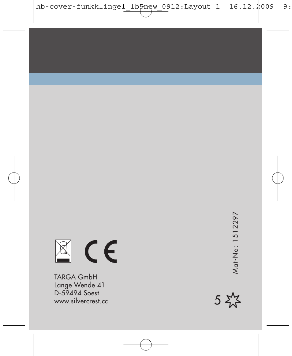 Silvercrest WD1610 User Manual | Page 122 / 122