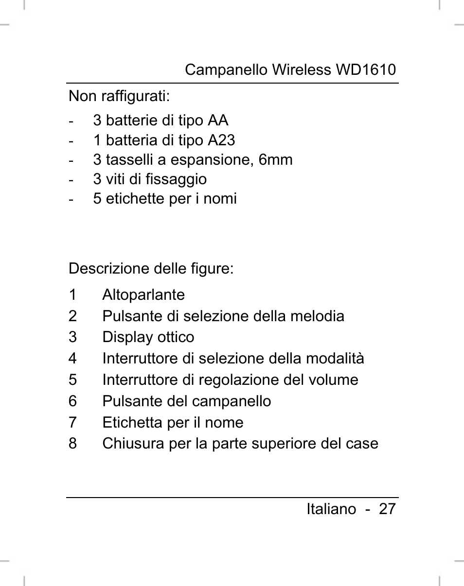 Silvercrest WD1610 User Manual | Page 28 / 122