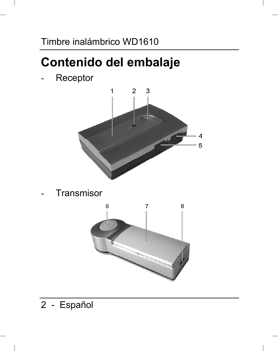 Silvercrest WD1610 User Manual | Page 3 / 122