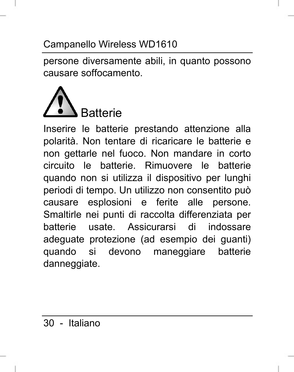 Batterie | Silvercrest WD1610 User Manual | Page 31 / 122