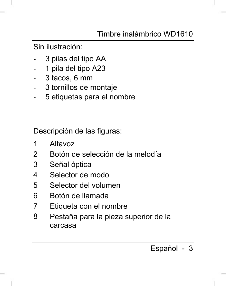 Silvercrest WD1610 User Manual | Page 4 / 122