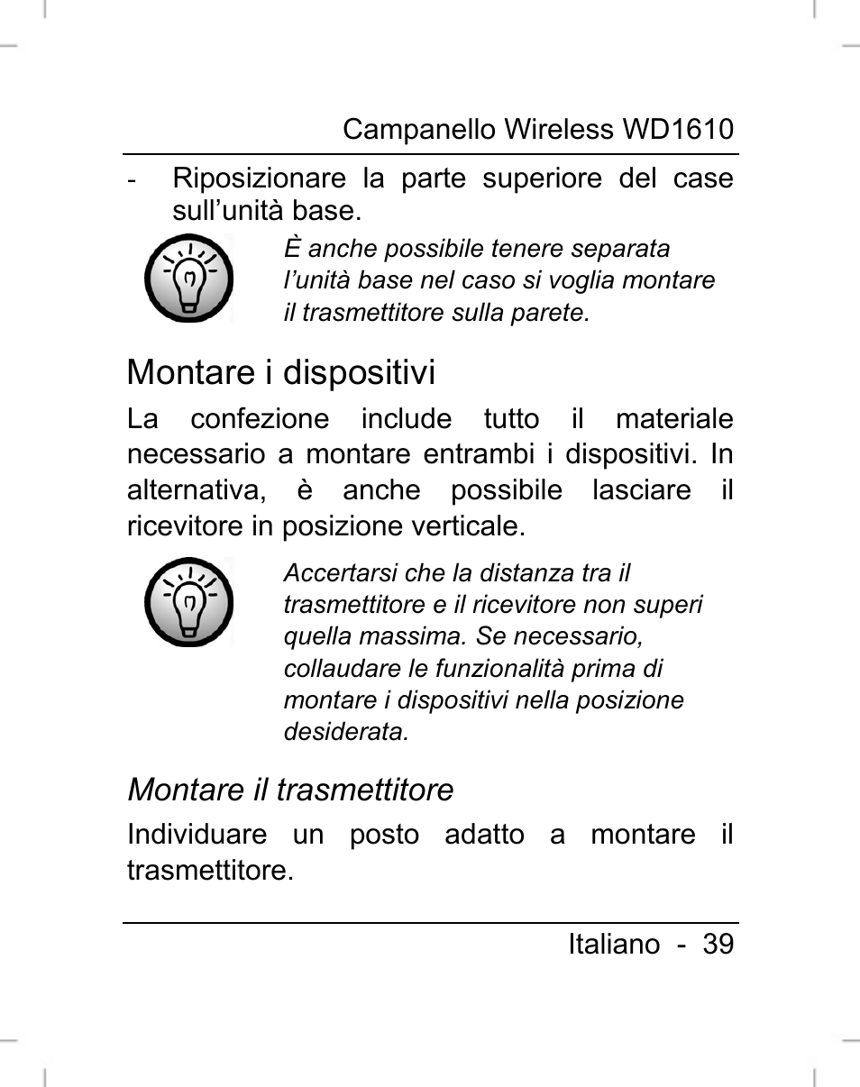 Montare i dispositivi | Silvercrest WD1610 User Manual | Page 40 / 122