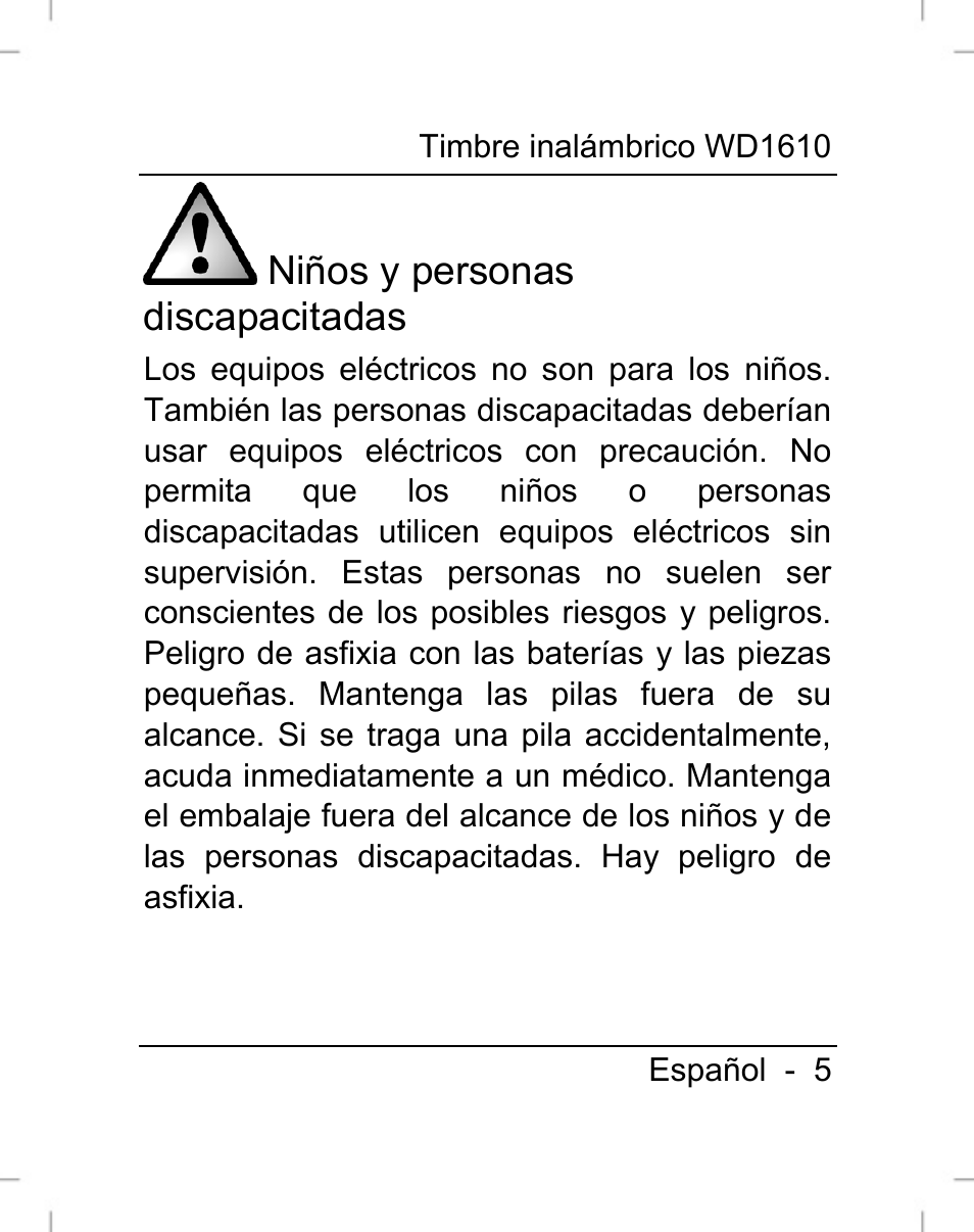 Silvercrest WD1610 User Manual | Page 6 / 122