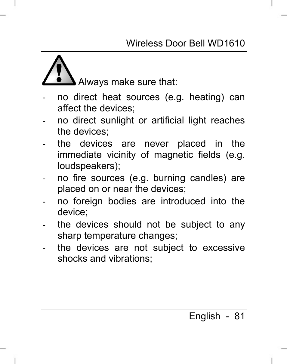 Silvercrest WD1610 User Manual | Page 82 / 122