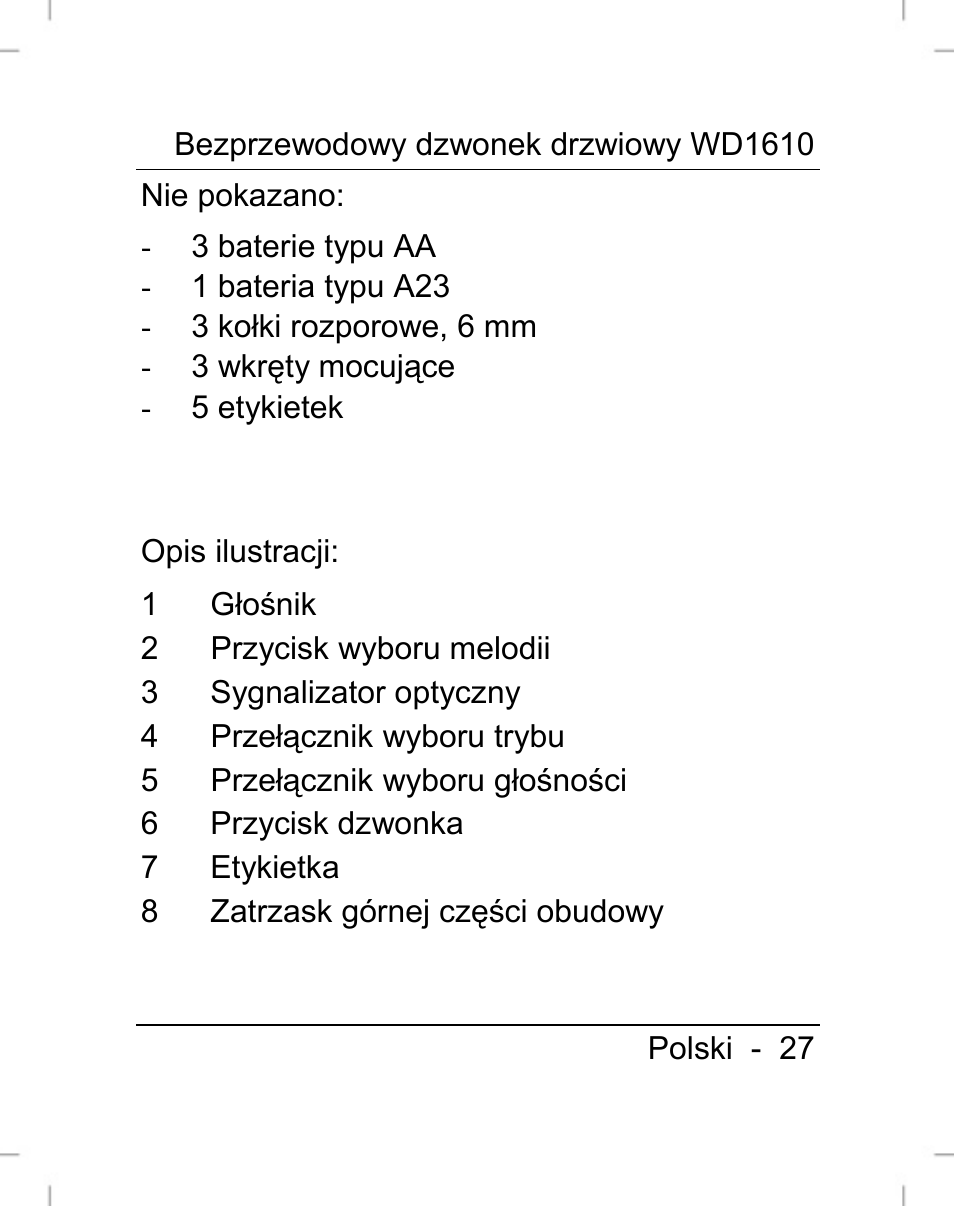 Silvercrest WD1610 User Manual | Page 28 / 170