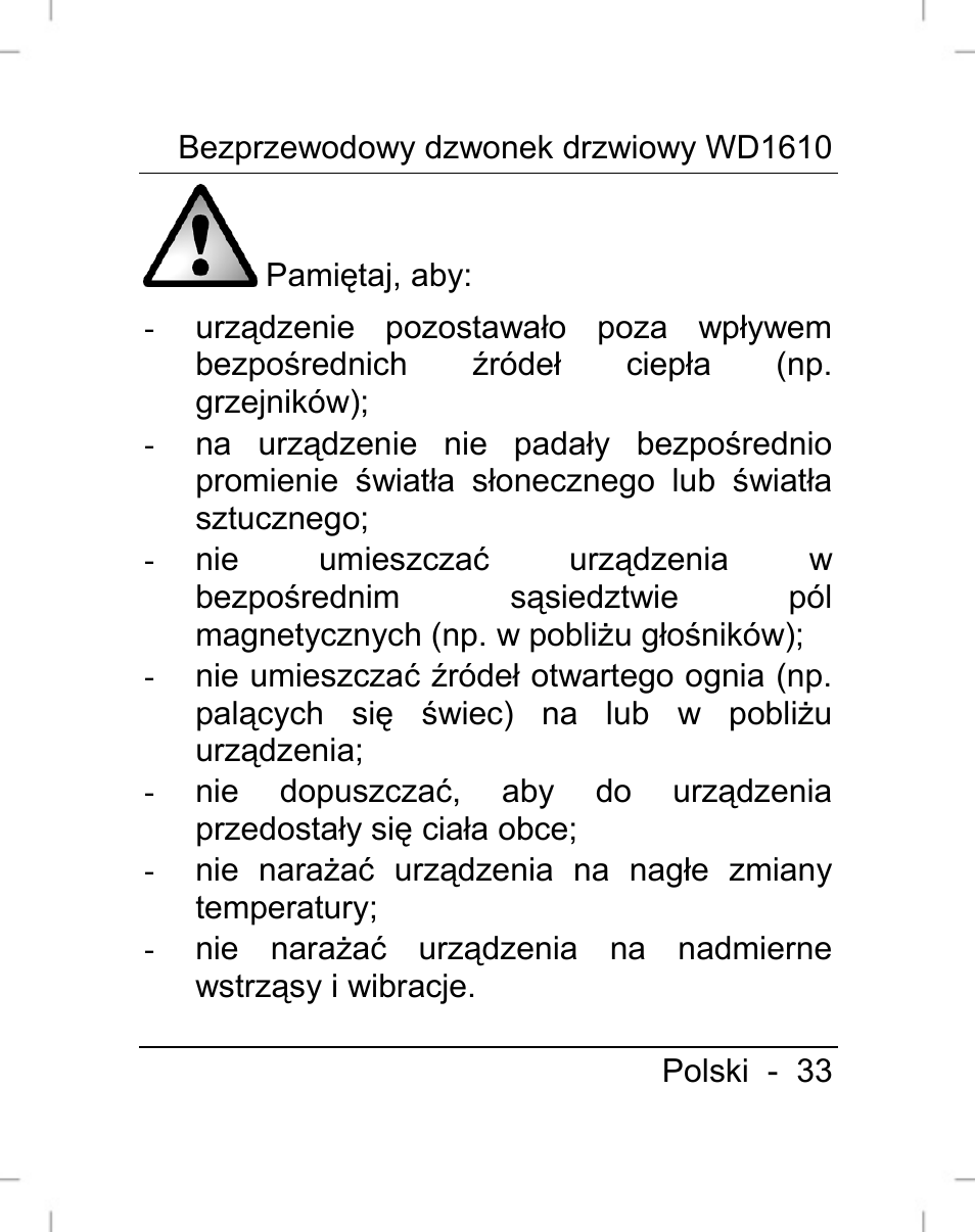 Silvercrest WD1610 User Manual | Page 34 / 170