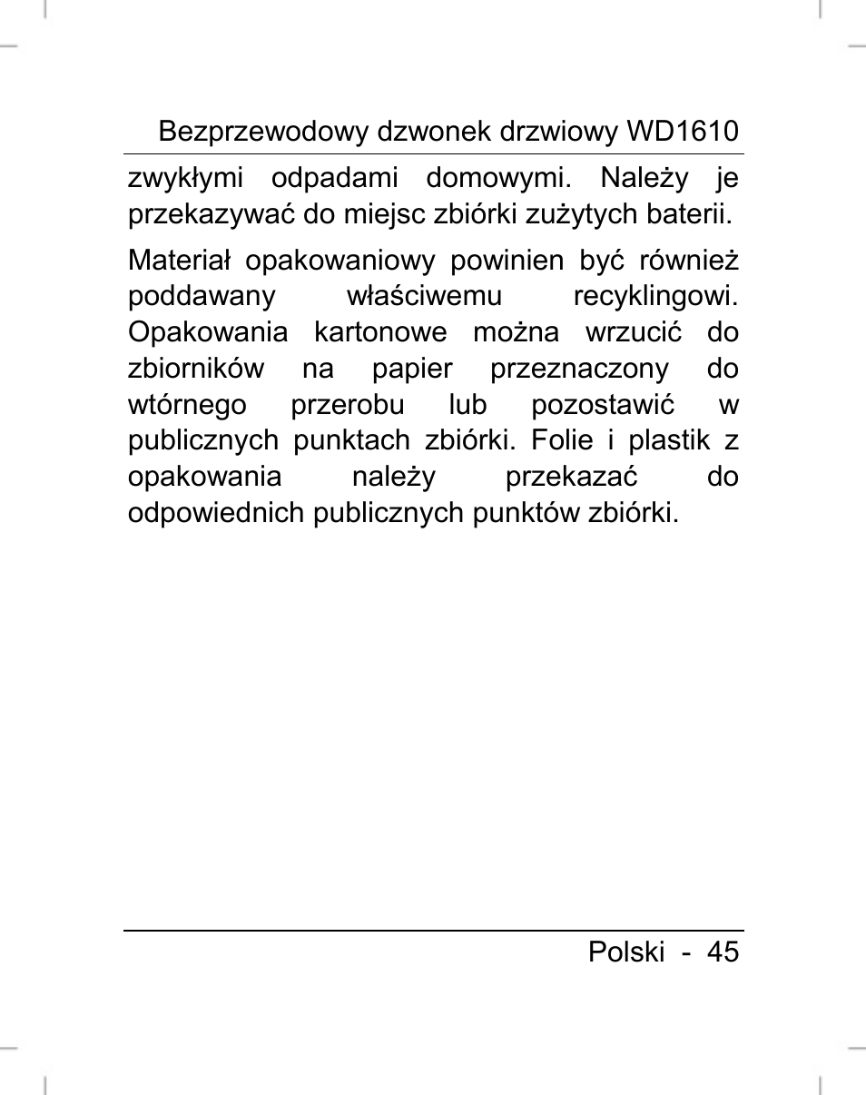 Silvercrest WD1610 User Manual | Page 46 / 170