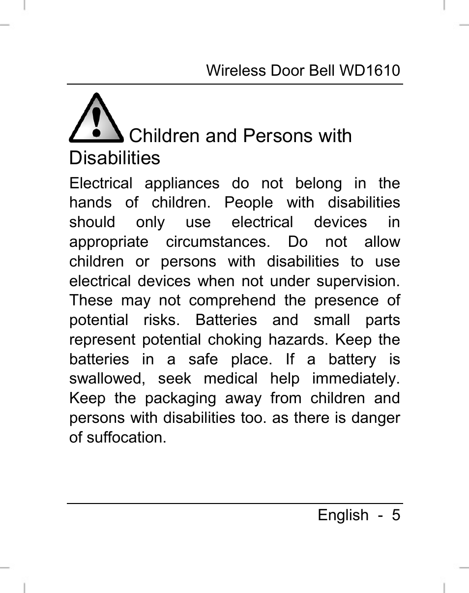 Silvercrest WD1610 User Manual | Page 6 / 170