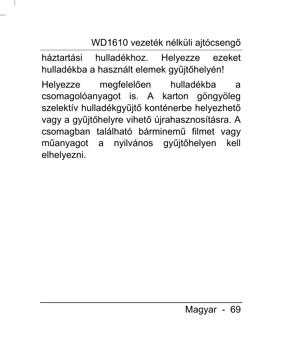 Silvercrest WD1610 User Manual | Page 70 / 170