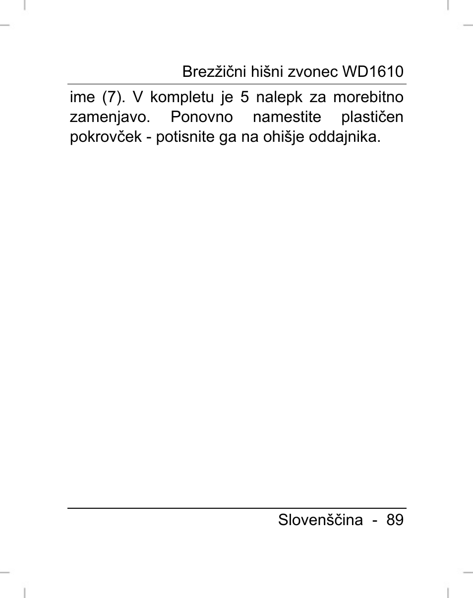 Silvercrest WD1610 User Manual | Page 90 / 170