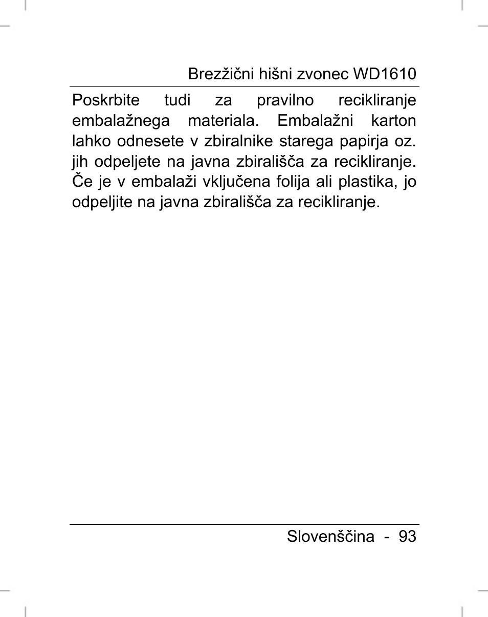 Silvercrest WD1610 User Manual | Page 94 / 170