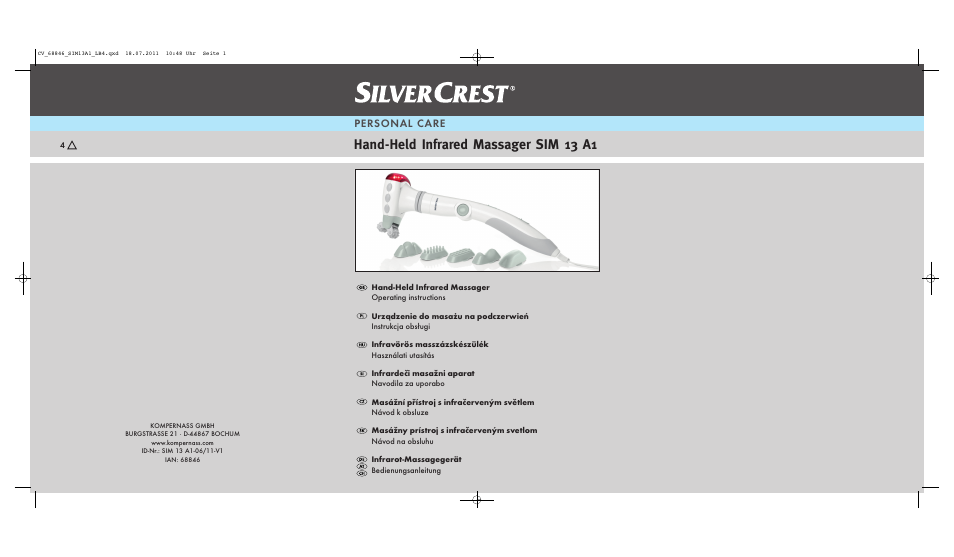 Silvercrest SIM 13 A1 User Manual | 57 pages