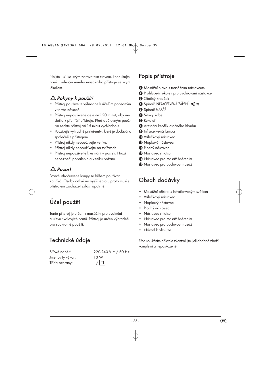 Silvercrest SIM 13 A1 User Manual | Page 37 / 57