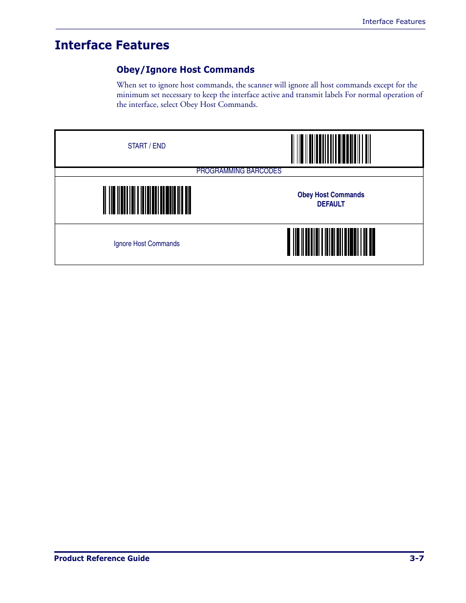 Interface features | Datalogic Scanning MAGELLAN 1000I User Manual | Page 33 / 160