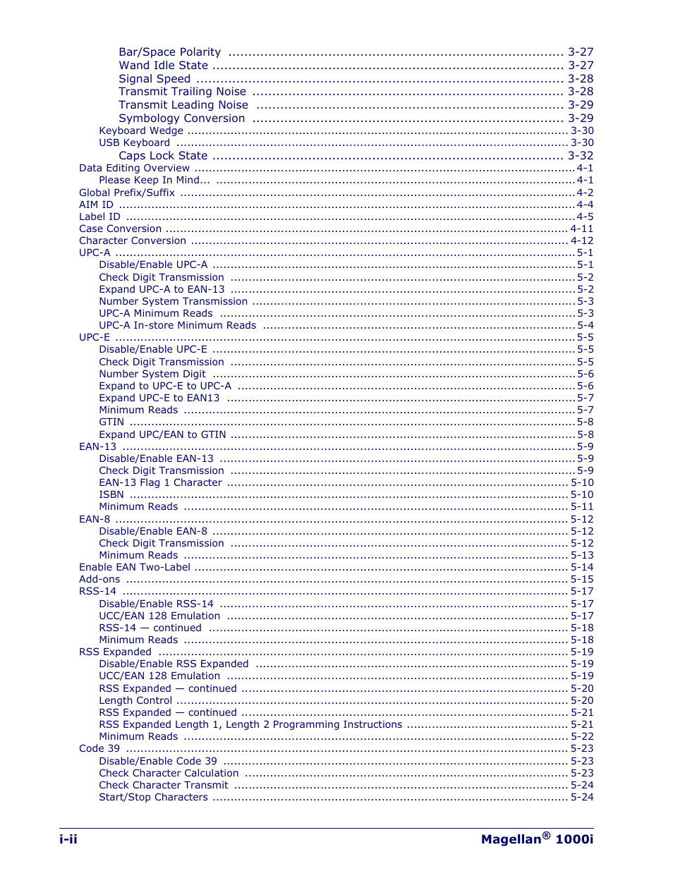Datalogic Scanning MAGELLAN 1000I User Manual | Page 4 / 160