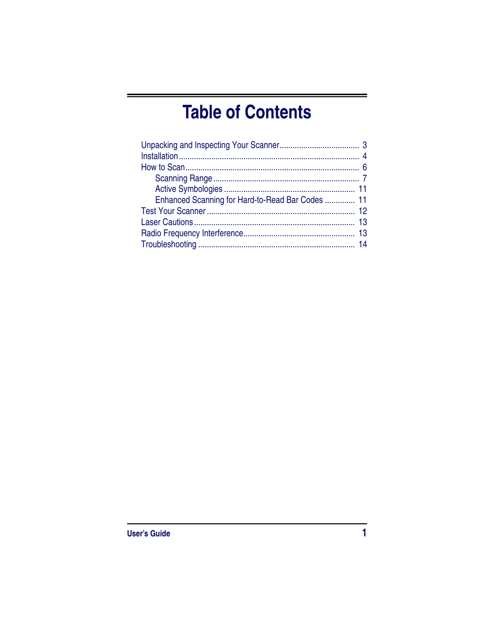 Datalogic Scanning POWERSCAN SR User Manual | Page 7 / 24