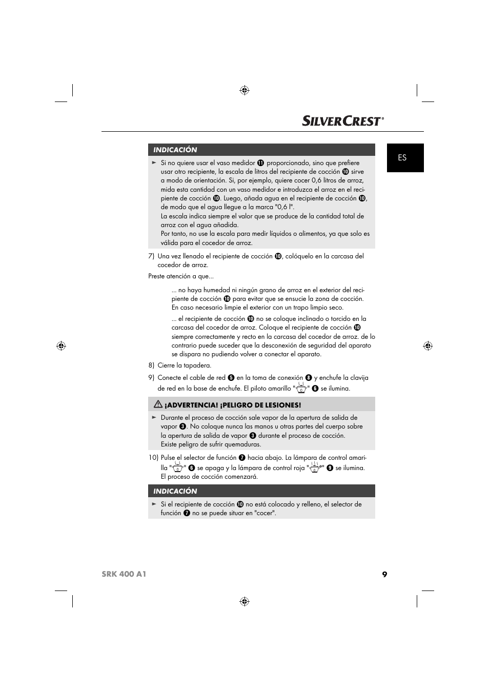 Silvercrest SRK 400 A1 User Manual | Page 12 / 84
