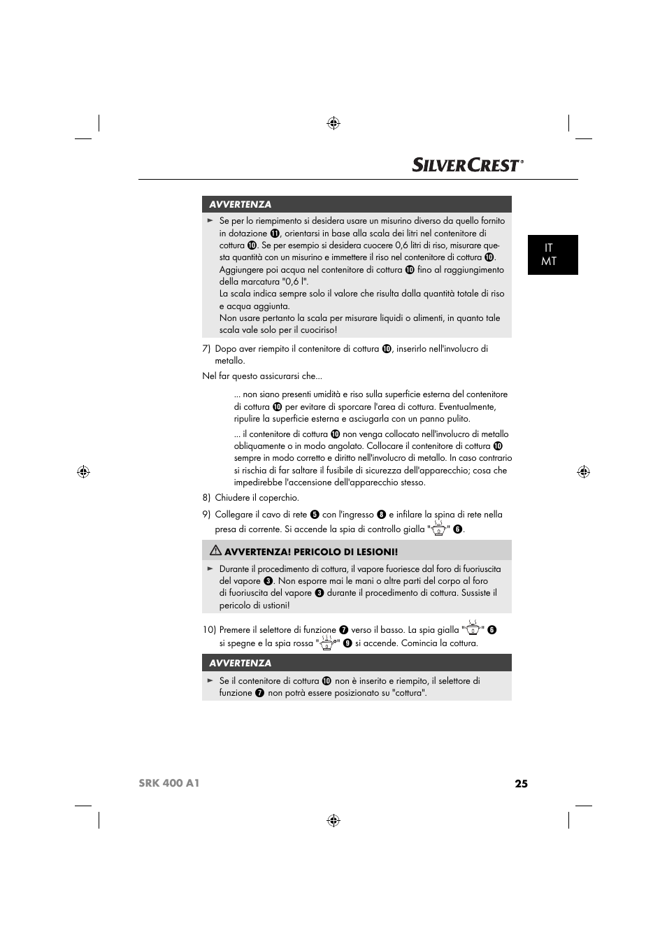 It mt | Silvercrest SRK 400 A1 User Manual | Page 28 / 84