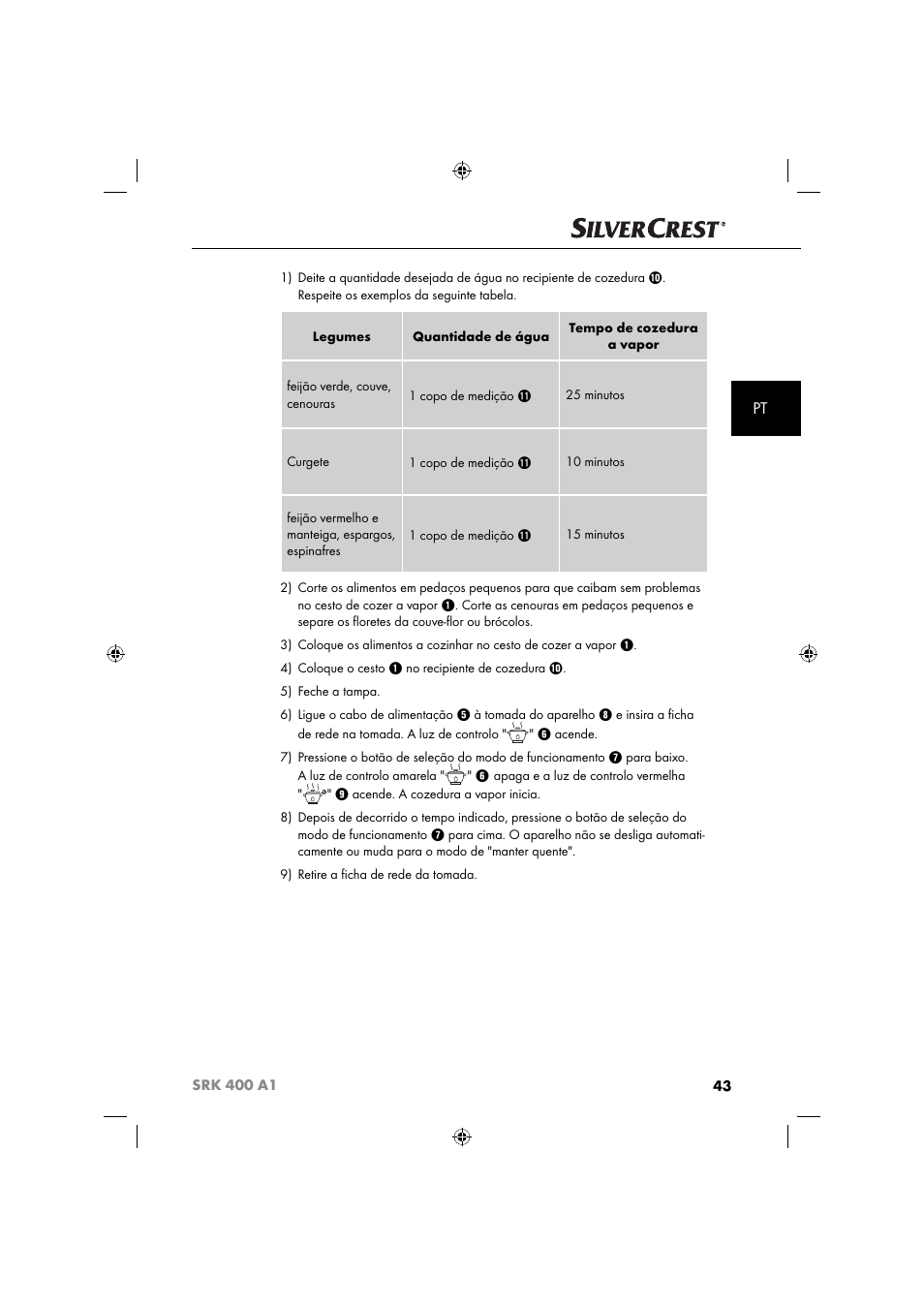 Silvercrest SRK 400 A1 User Manual | Page 46 / 84
