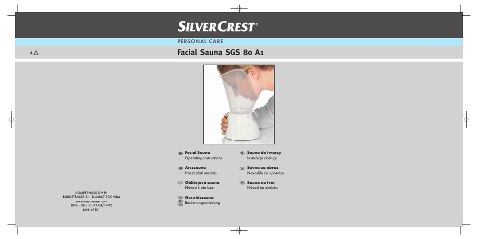 Silvercrest SGS 80 A1 User Manual | 44 pages