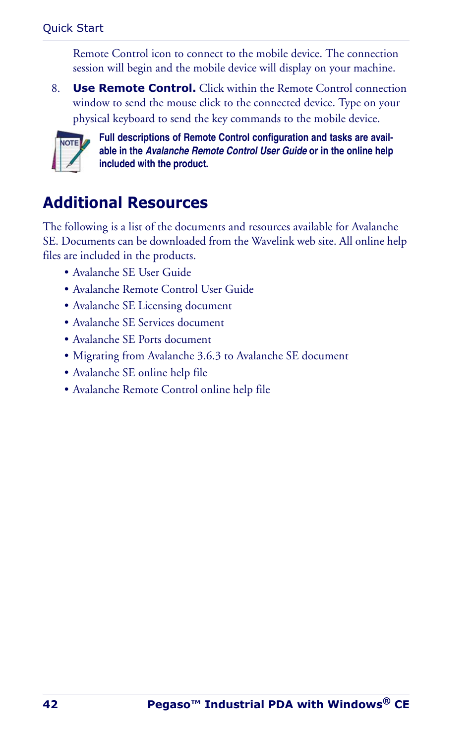 Additional resources | Datalogic Scanning Industrial PDA User Manual | Page 44 / 68