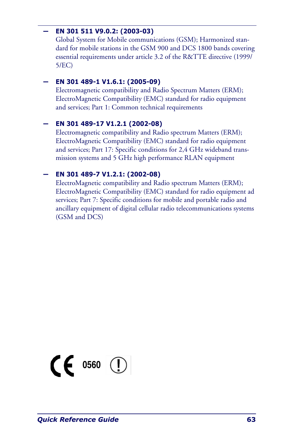 Datalogic Scanning Industrial PDA User Manual | Page 65 / 68