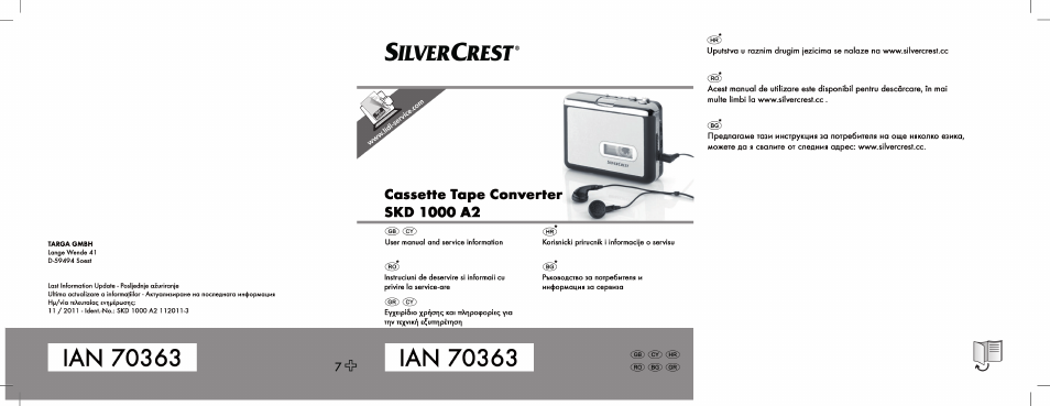 Silvercrest SKD 1000 A2 User Manual | 56 pages