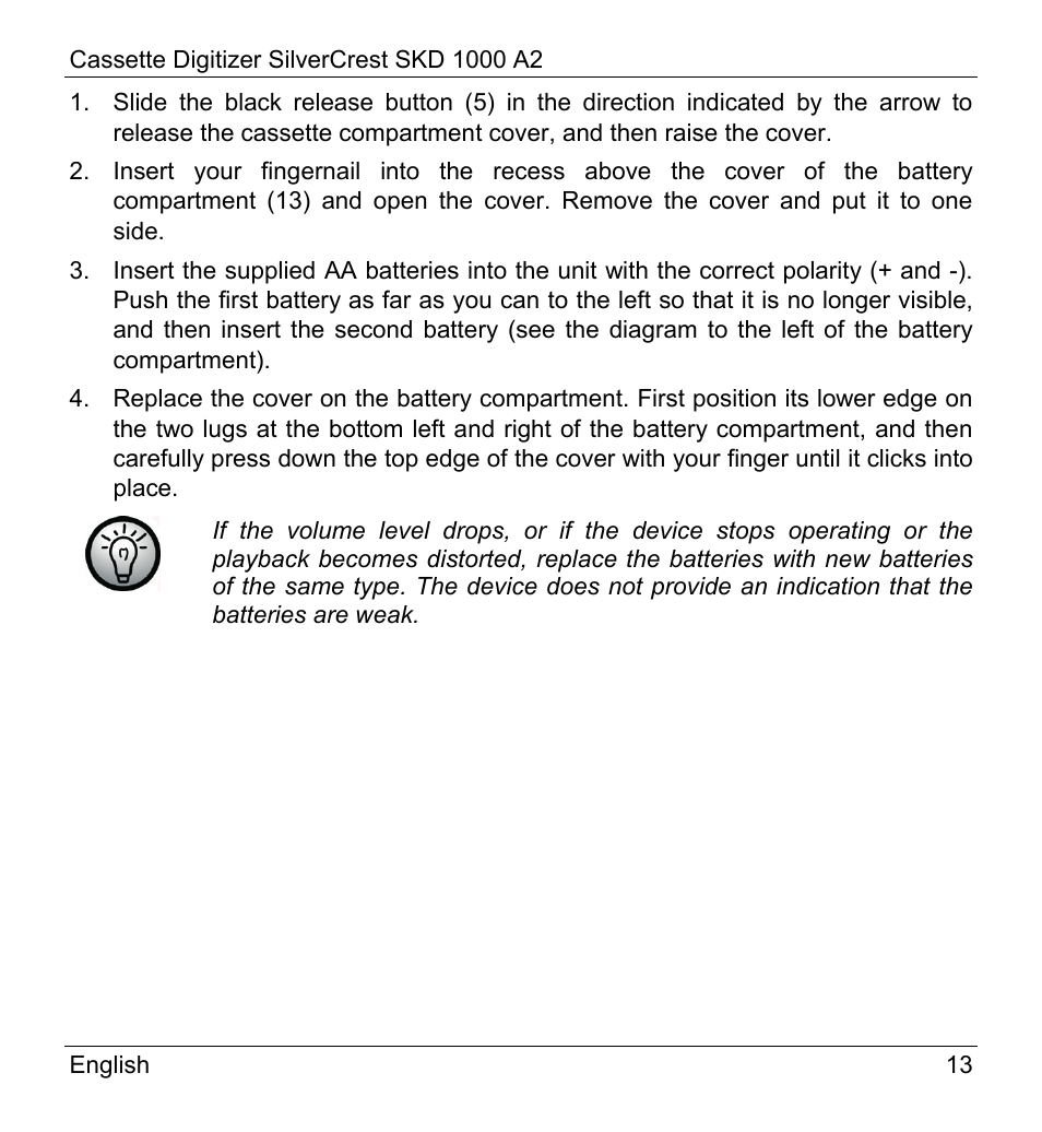 Silvercrest SKD 1000 A2 User Manual | Page 15 / 56