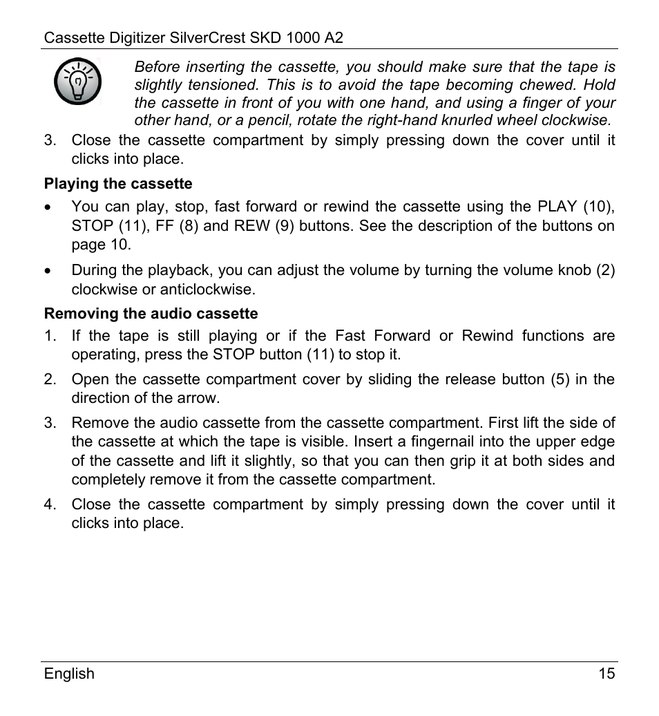 Silvercrest SKD 1000 A2 User Manual | Page 17 / 56