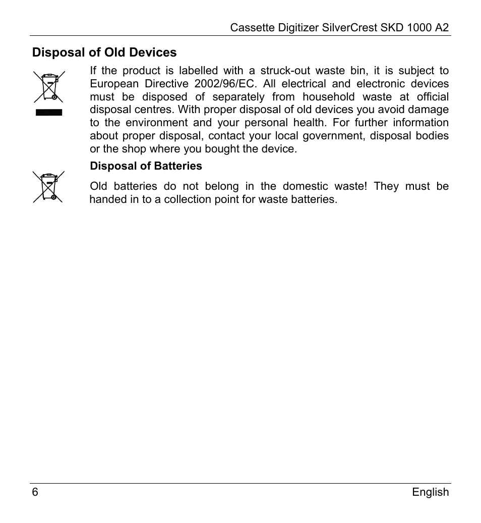 Silvercrest SKD 1000 A2 User Manual | Page 8 / 56