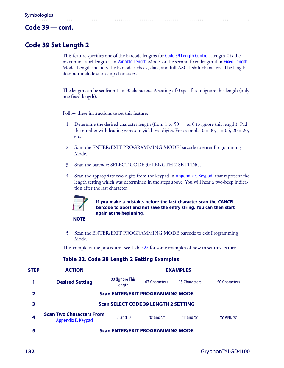 Datalogic Scanning I GD4100 User Manual | Page 184 / 324