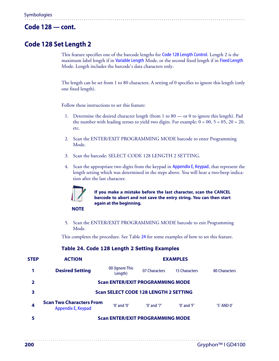 Datalogic Scanning I GD4100 User Manual | Page 202 / 324