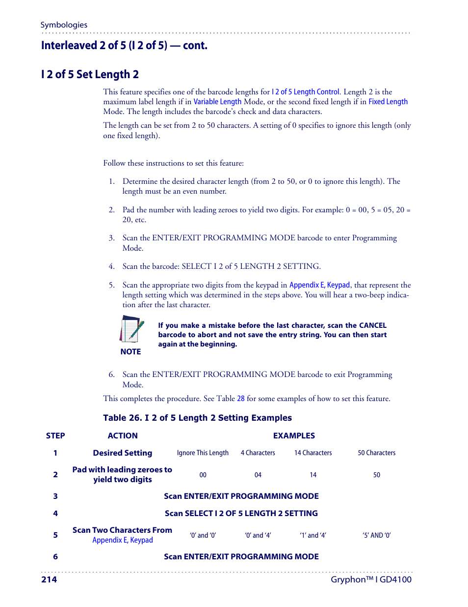 Datalogic Scanning I GD4100 User Manual | Page 216 / 324