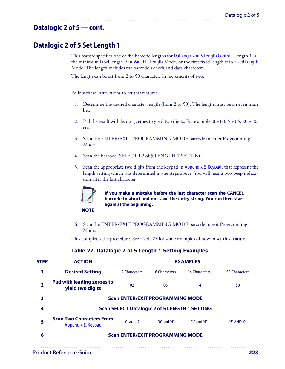 Datalogic Scanning I GD4100 User Manual | Page 225 / 324