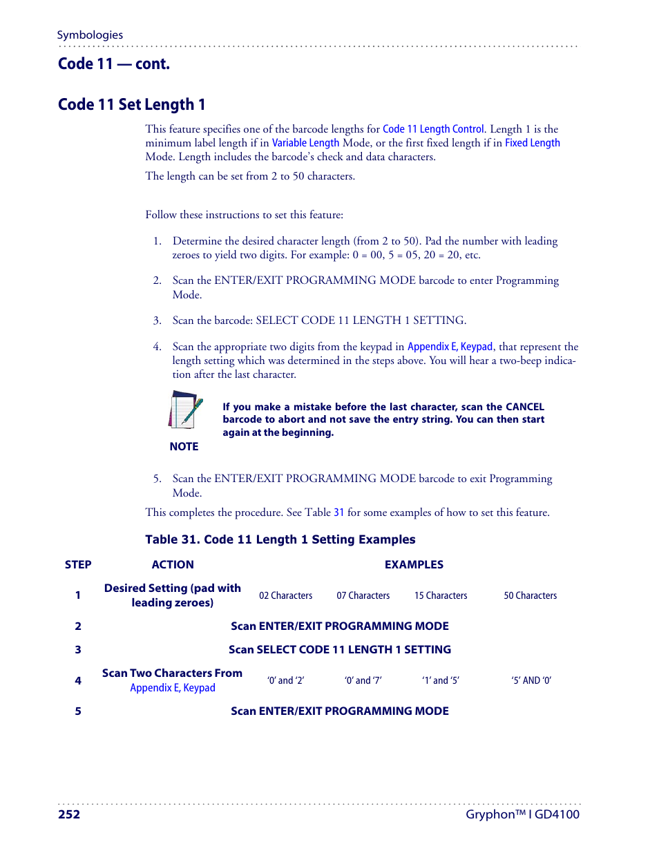 Datalogic Scanning I GD4100 User Manual | Page 254 / 324