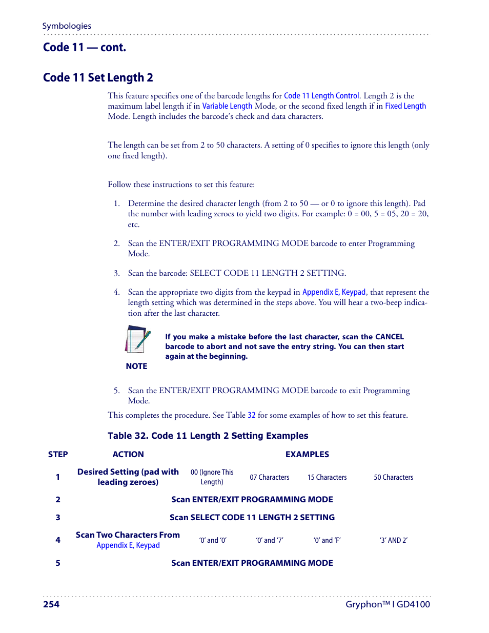 Datalogic Scanning I GD4100 User Manual | Page 256 / 324