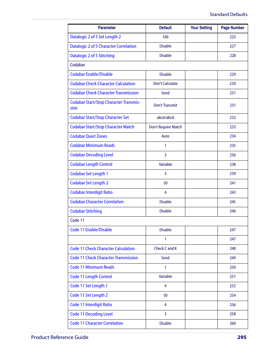 Datalogic Scanning I GD4100 User Manual | Page 297 / 324