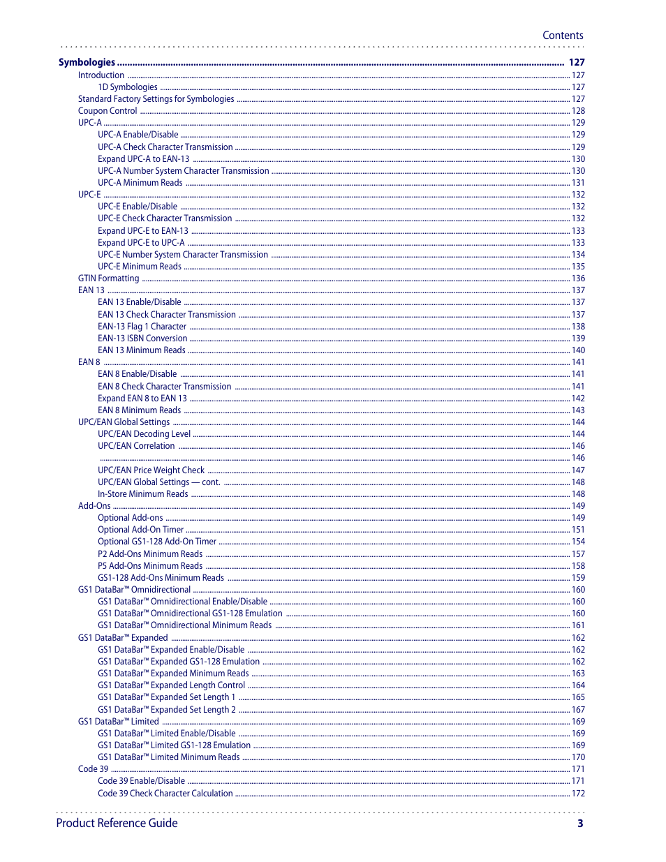 Product reference guide | Datalogic Scanning I GD4100 User Manual | Page 5 / 324