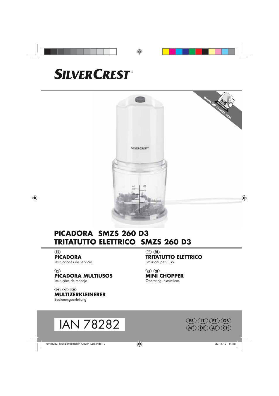 Silvercrest SMZS 260 D3 User Manual | 54 pages