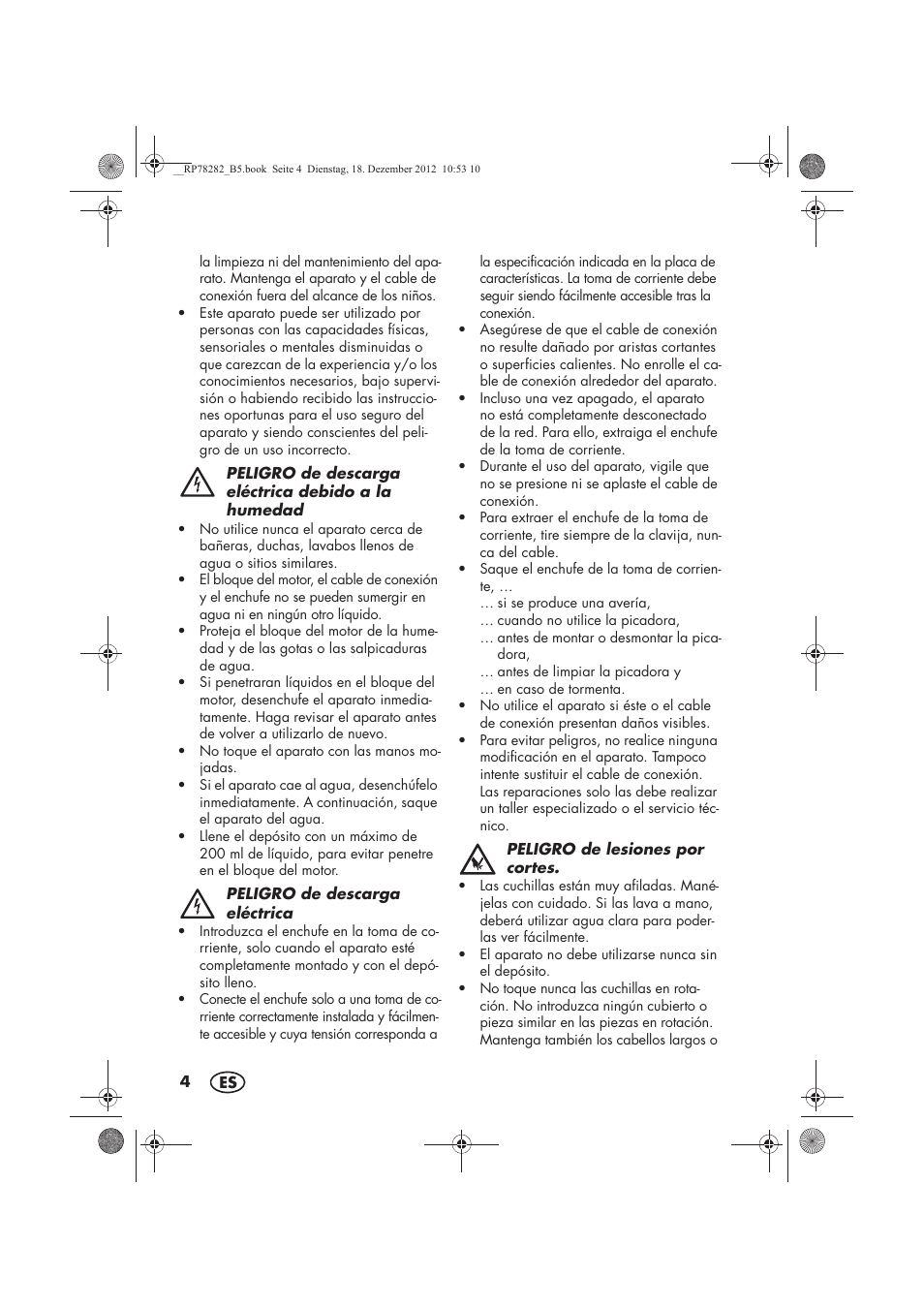 Silvercrest SMZS 260 D3 User Manual | Page 6 / 54