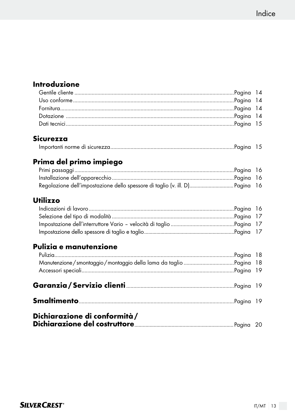 Declaración de conformidad / fabricante indice | Silvercrest SAS 150 A1 User Manual | Page 13 / 45