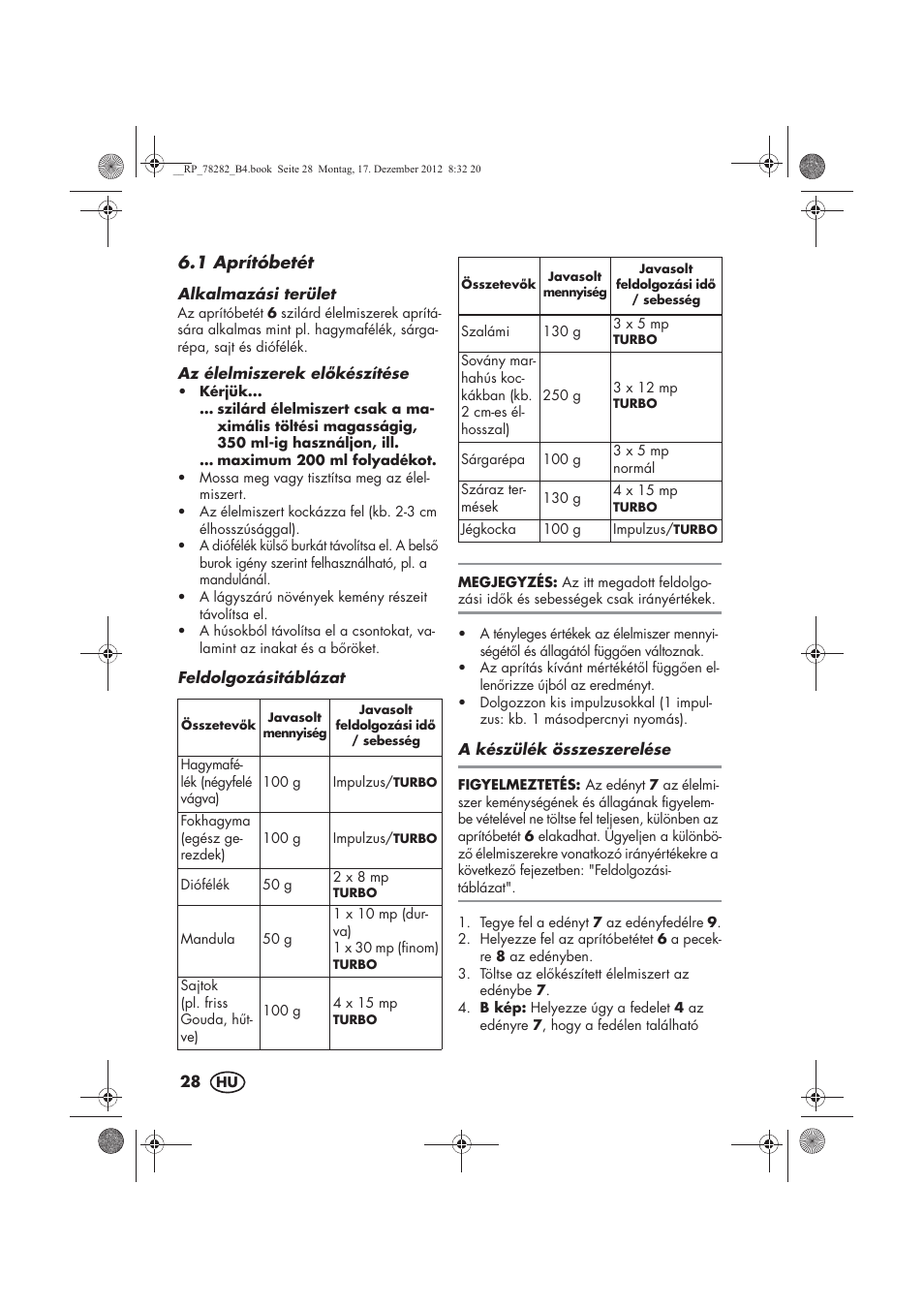 Silvercrest SMZS 260 D3 User Manual | Page 30 / 78