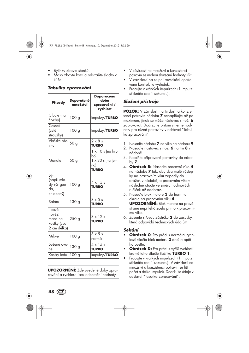 Silvercrest SMZS 260 D3 User Manual | Page 50 / 78