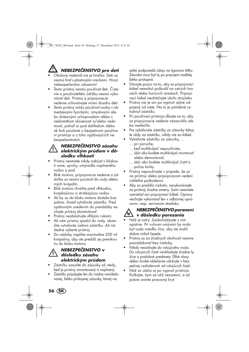 Silvercrest SMZS 260 D3 User Manual | Page 58 / 78
