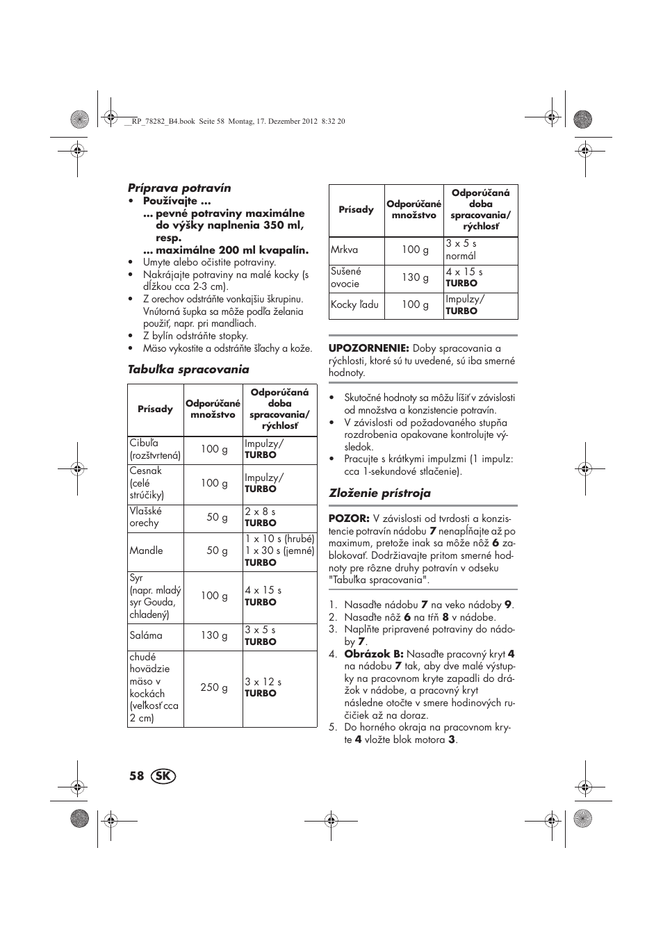 Silvercrest SMZS 260 D3 User Manual | Page 60 / 78