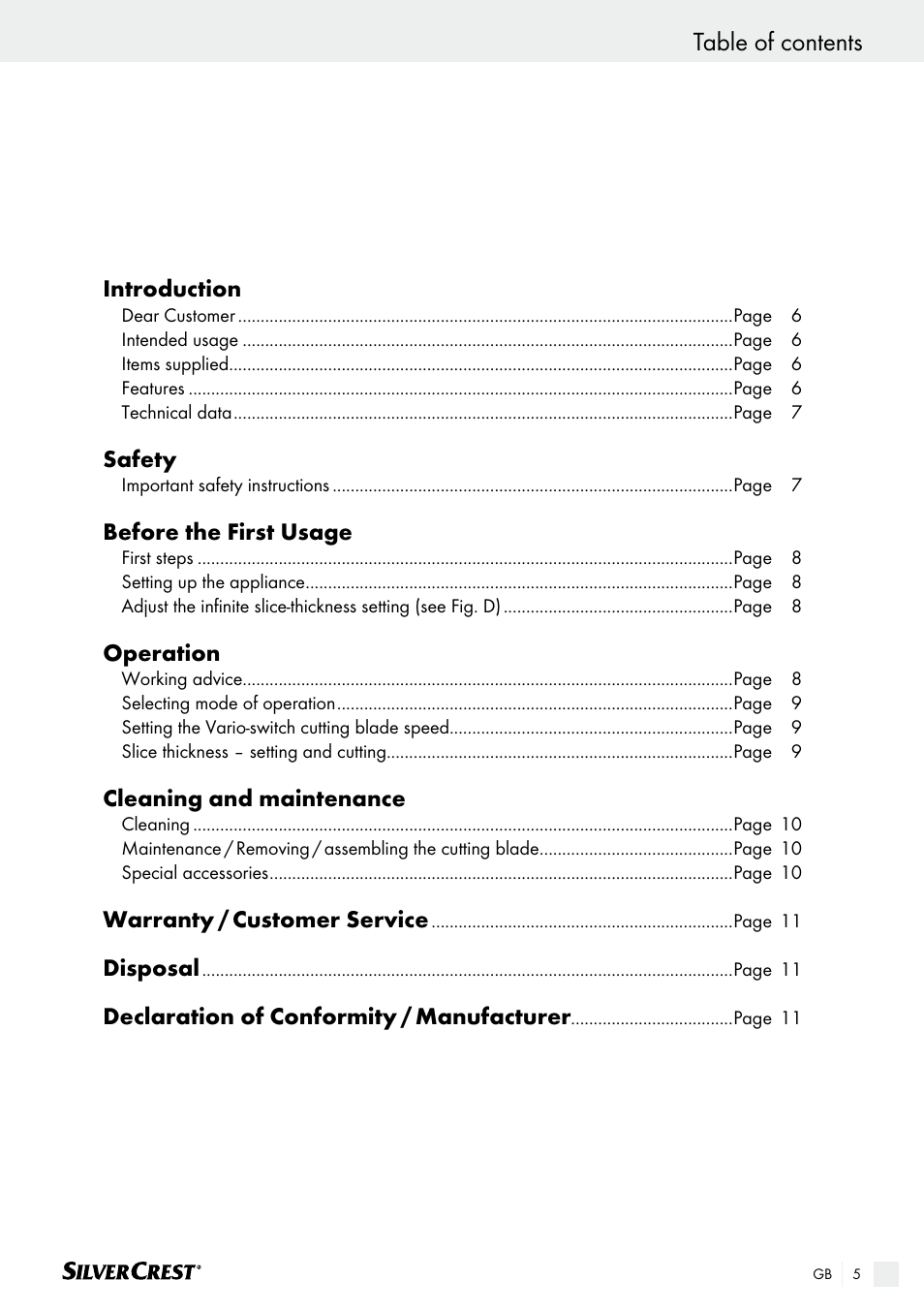 Silvercrest SAS 150 A1 User Manual | Page 5 / 61