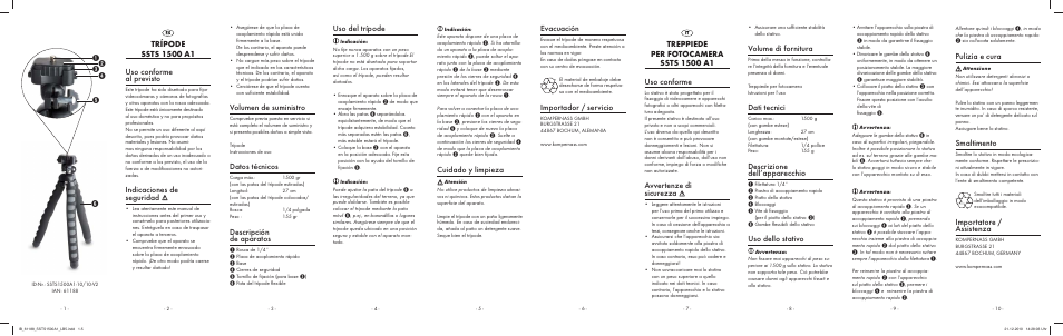 Silvercrest SSTS 1500 A1 User Manual | 2 pages