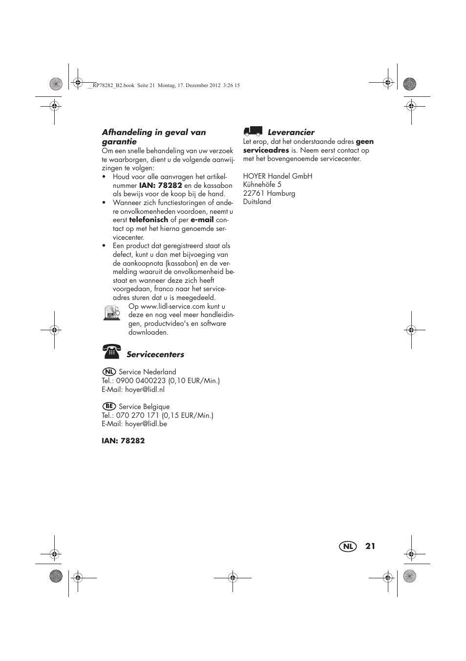 Silvercrest SMZS 260 D3 User Manual | Page 23 / 46