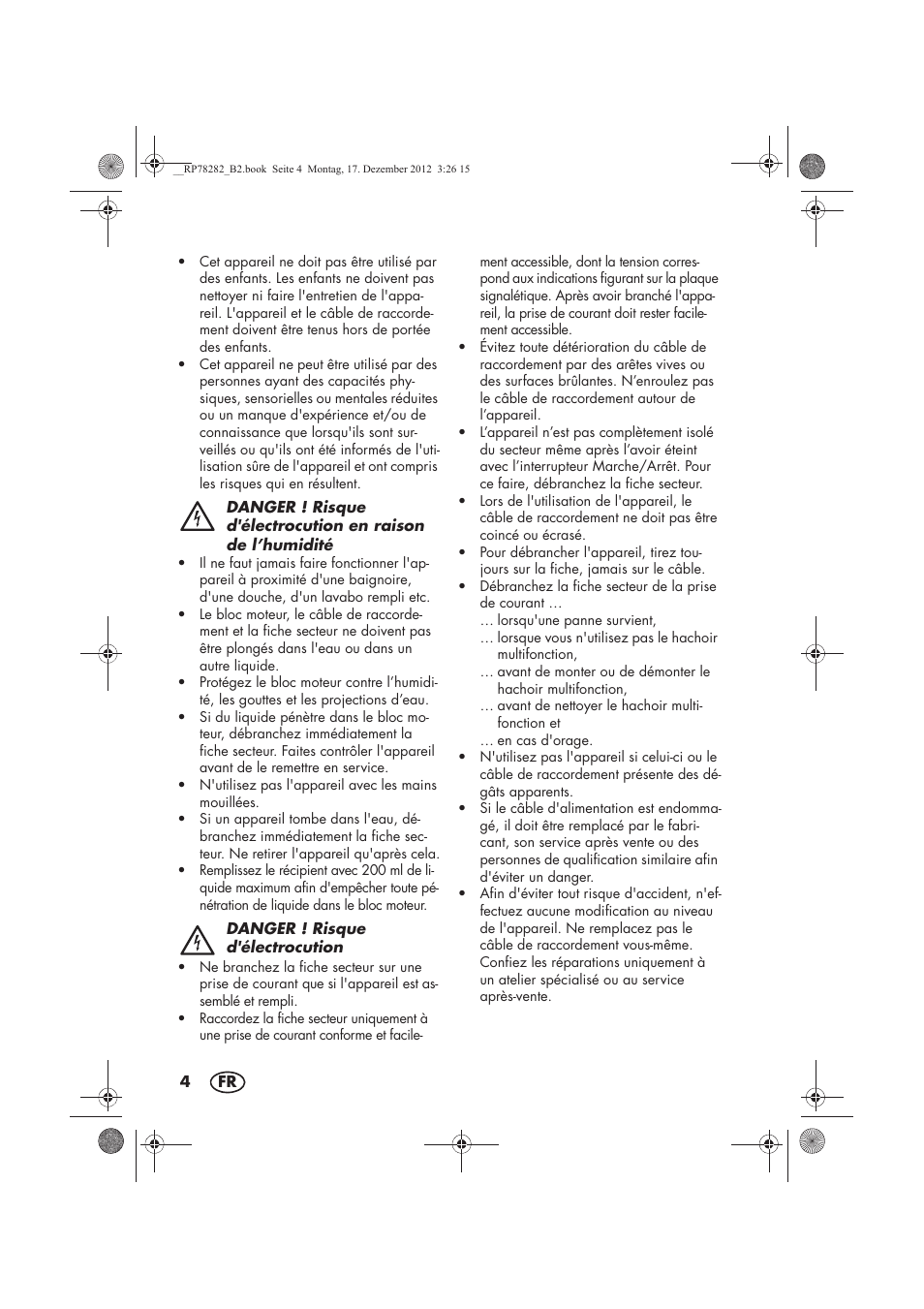 Silvercrest SMZS 260 D3 User Manual | Page 6 / 46